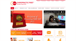 Desktop Screenshot of chiropractic-first.org